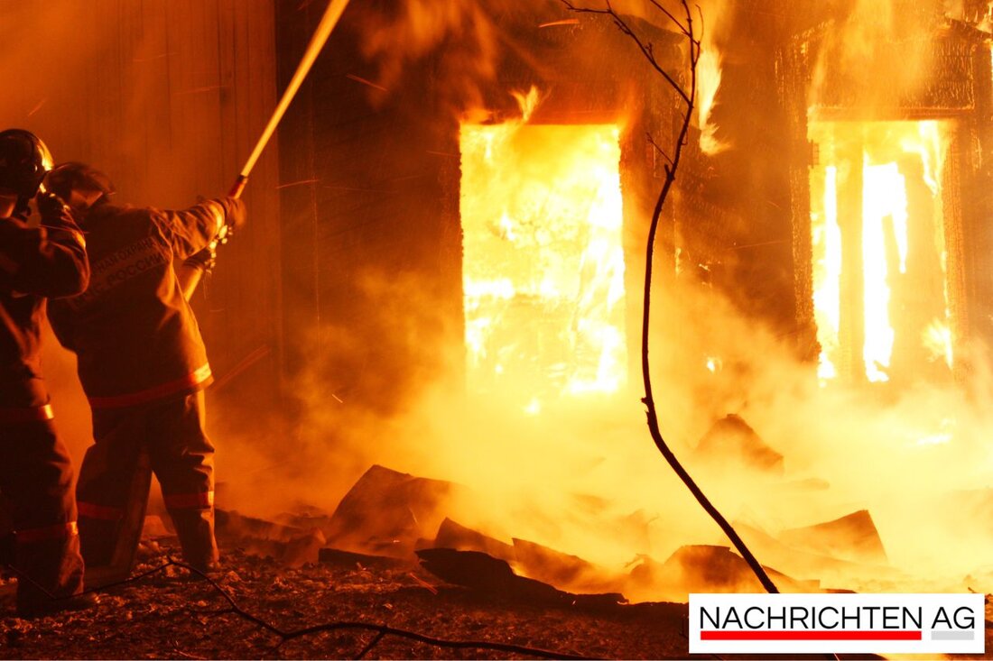 Entwarnung nach Großbrand in Nordwestmecklenburg: Feuerwehrtechnik unter Kontrolle, keine Gefahr für die Bevölkerung.